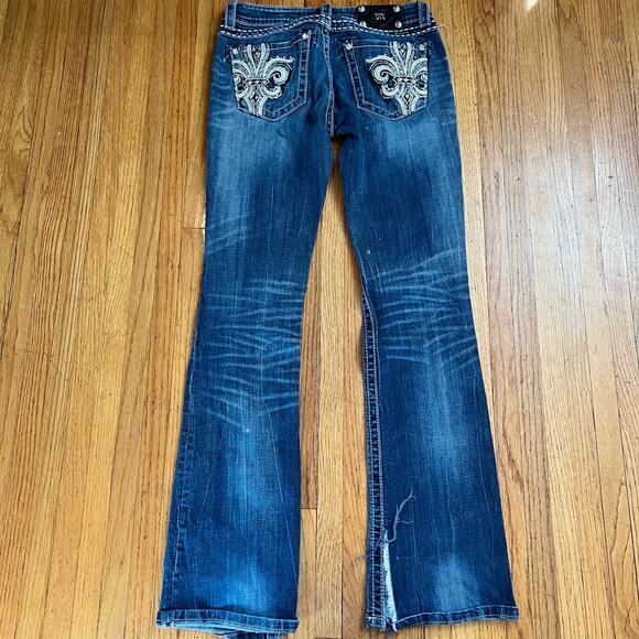 Miss Me Jeans Womens 28 Boot Cut Western Bling - Picture 1 of 11